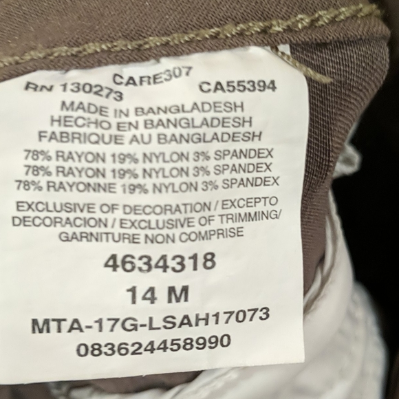 EUC Lee Modern Series taupe pants - Picture 5 of 5